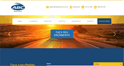 Desktop Screenshot of abcborracha.com.br